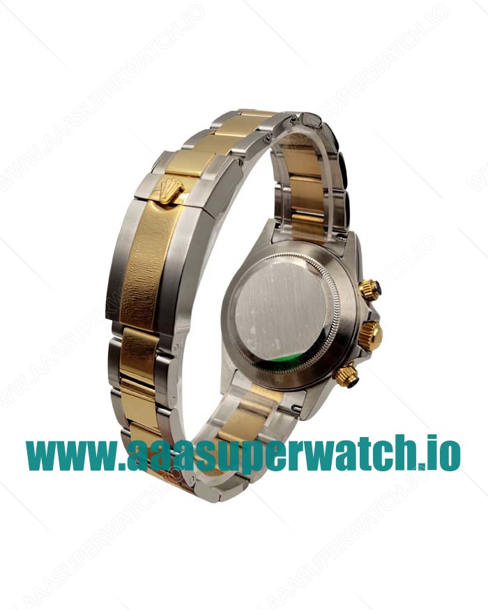 Replica Rolex Cosmograph Daytona 116503 JF Stainless Steel & Yellow Gold Black & Champagne Dial Swiss Valjoux  7750