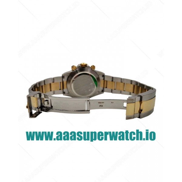 Replica Rolex Cosmograph Daytona 116503 JF Stainless Steel & Yellow Gold Black & Champagne Dial Swiss Valjoux  7750