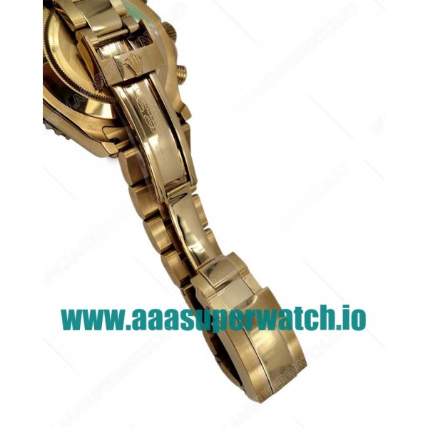 Replica Rolex Yacht-Master II 116688 JF Yellow Gold White Dial Swiss 7750