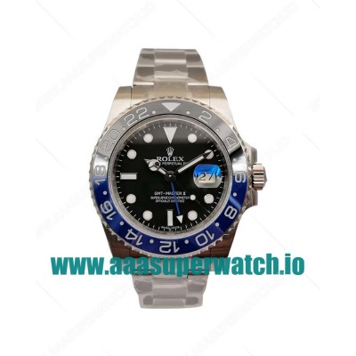Replica Rolex GMT-Master II 116710BLNR Batman V7 Stainless Steel Black Dial Swiss 3186