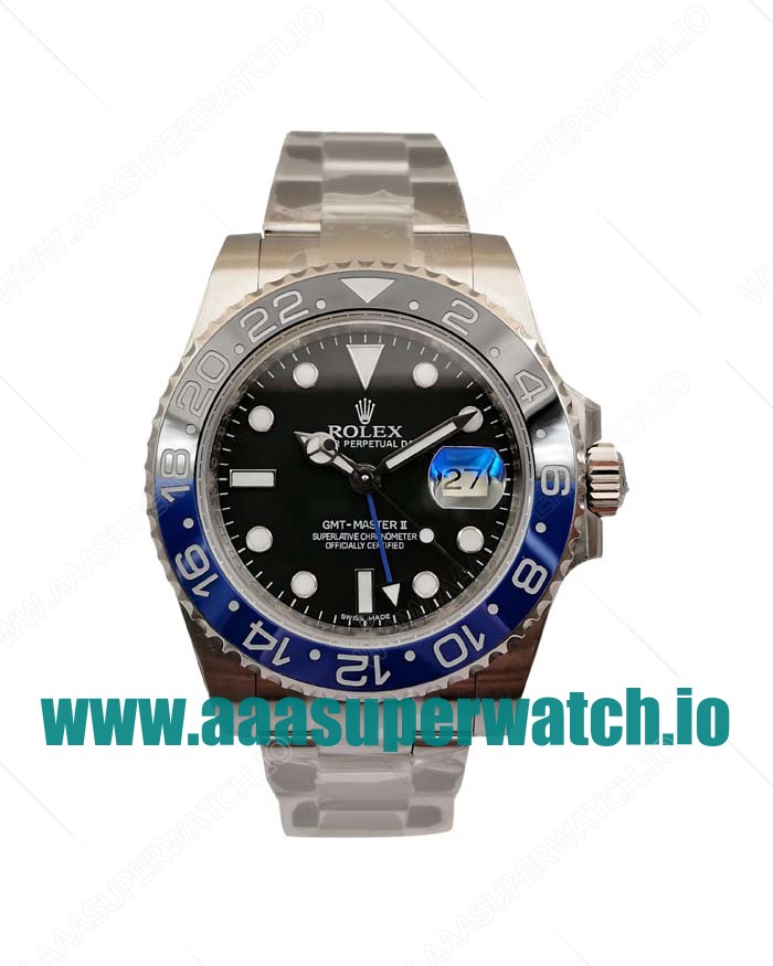 Replica Rolex GMT-Master II 116710BLNR Batman V7 Stainless Steel Black Dial Swiss 3186