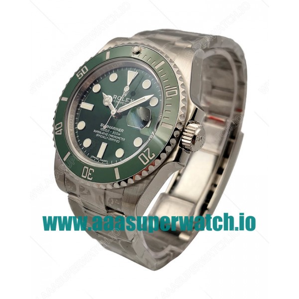 Replica Rolex Submariner Date 116610LV 2018 N V8S Stainless Steel Green Dial Swiss 3135