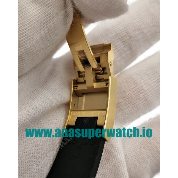 Replica Rolex Daytona Cosmograph 116518LN JH Yellow Gold Black Dial Swiss 4130 Run 6@SEC