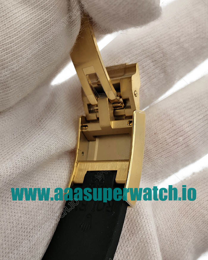 Replica Rolex Daytona Cosmograph 116518LN JH Yellow Gold Black Dial Swiss 4130 Run 6@SEC
