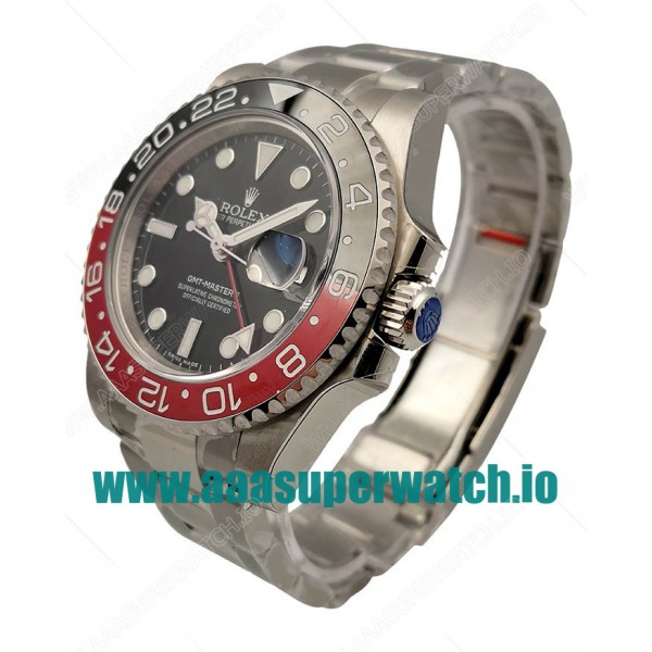 Replica Rolex GMT-Master II 116710BLNR UR Stainless Steel Black Dial Swiss 2836-2