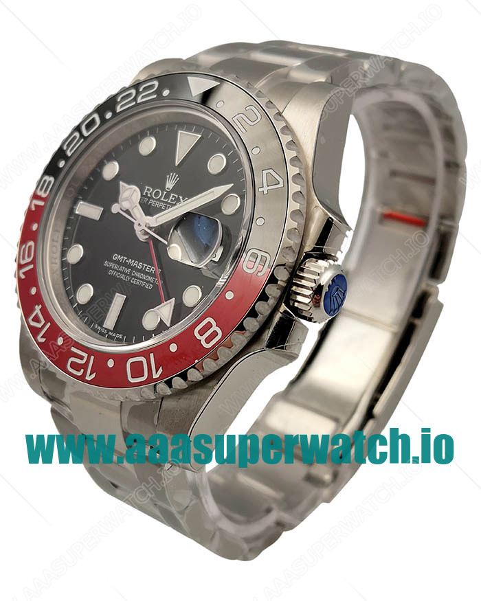 Replica Rolex GMT-Master II 116710BLNR UR Stainless Steel Black Dial Swiss 2836-2