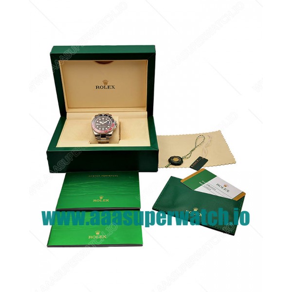 Replica Rolex GMT-Master II 116710BLNR UR Stainless Steel Black Dial Swiss 2836-2