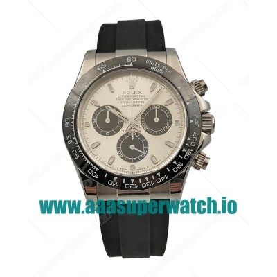 Replica Rolex Daytona Cosmograph 116519LN JH Stainless Steel Silver Dial Swiss 4130 Run 6@SEC