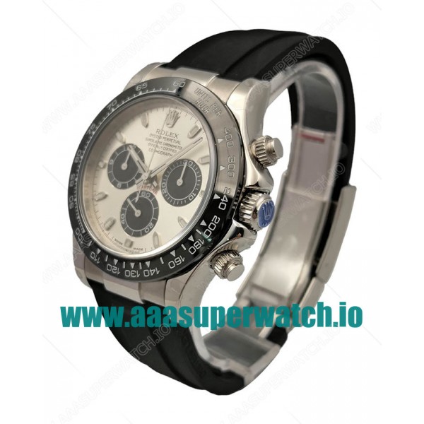 Replica Rolex Daytona Cosmograph 116519LN JH Stainless Steel Silver Dial Swiss 4130 Run 6@SEC