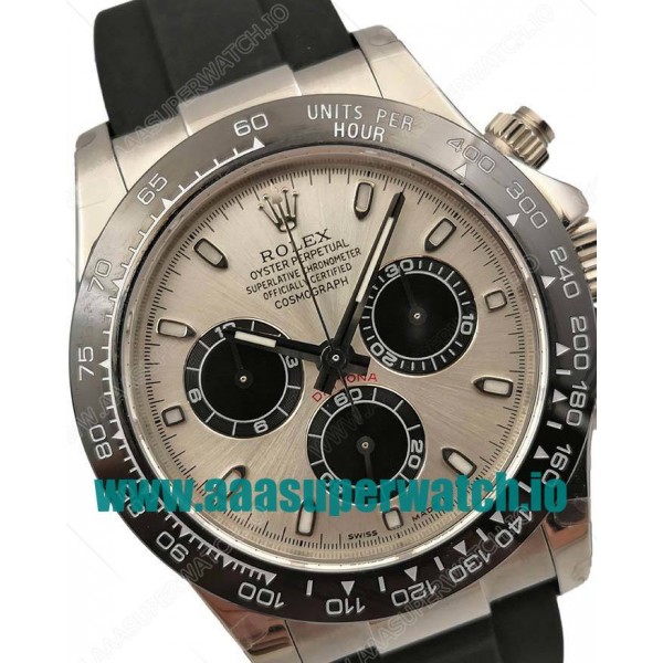 Replica Rolex Daytona Cosmograph 116519LN JH Stainless Steel Silver Dial Swiss 4130 Run 6@SEC