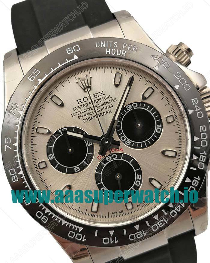 Replica Rolex Daytona Cosmograph 116519LN JH Stainless Steel Silver Dial Swiss 4130 Run 6@SEC