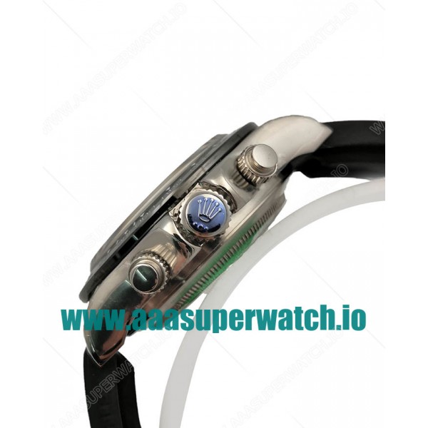 Replica Rolex Daytona Cosmograph 116519LN JH Stainless Steel Silver Dial Swiss 4130 Run 6@SEC