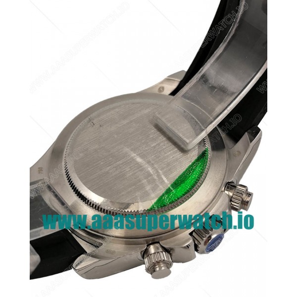 Replica Rolex Daytona Cosmograph 116519LN JH Stainless Steel Silver Dial Swiss 4130 Run 6@SEC