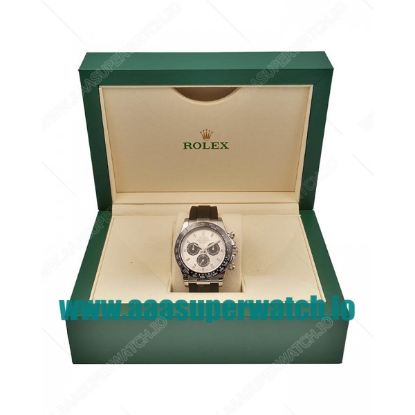 Replica Rolex Daytona Cosmograph 116519LN JH Stainless Steel Silver Dial Swiss 4130 Run 6@SEC