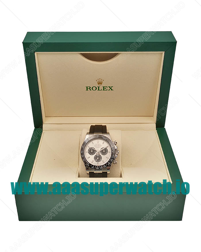 Replica Rolex Daytona Cosmograph 116519LN JH Stainless Steel Silver Dial Swiss 4130 Run 6@SEC