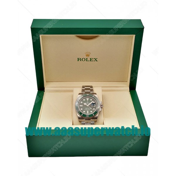 Replica Rolex Submariner Date 116610LV 2018 N V9S Stainless Steel 904L Green Dial Swiss 3135