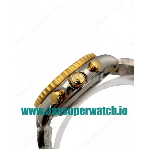  Replica Rolex Yacht-Master II 116681 V5 Stainless Steel & Yellow Gold White Dial Swiss 7750