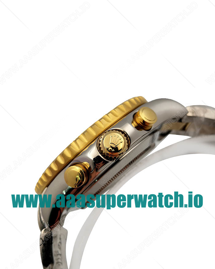  Replica Rolex Yacht-Master II 116681 V5 Stainless Steel & Yellow Gold White Dial Swiss 7750