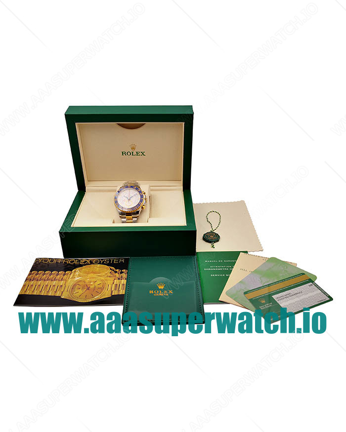  Replica Rolex Yacht-Master II 116681 V5 Stainless Steel & Yellow Gold White Dial Swiss 7750