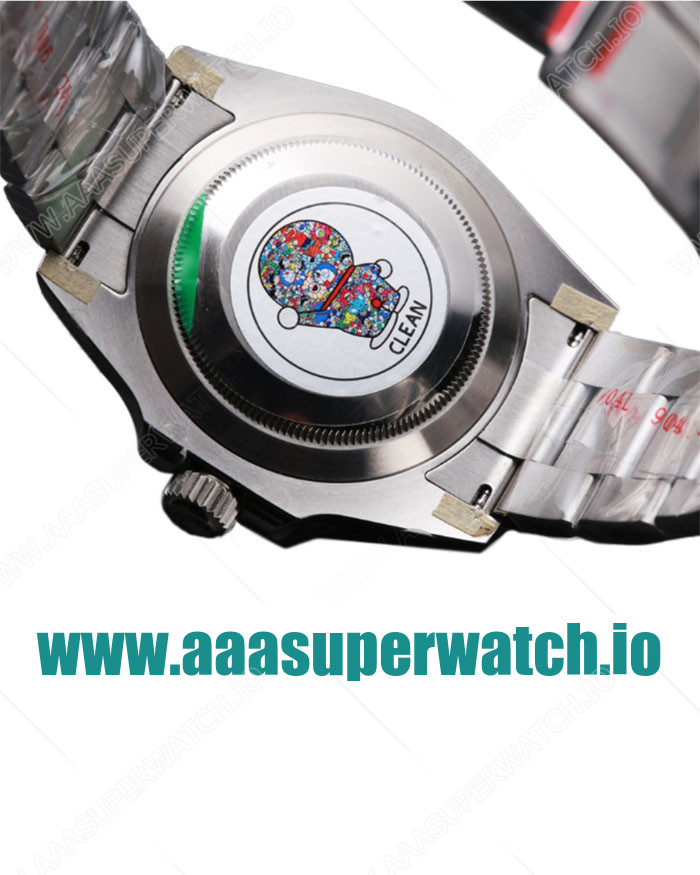 Replica Rolex GMT-Master II 116710LN C Factory Stainless Steel Black Dial Swiss 3186