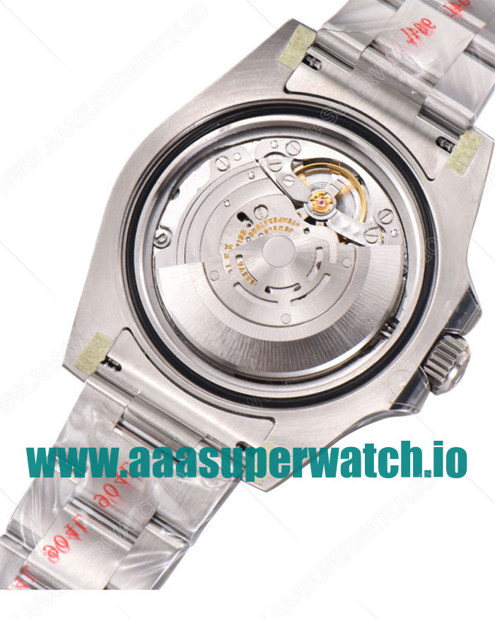 Replica Rolex GMT-Master II 116710LN C Factory Stainless Steel Black Dial Swiss 3186