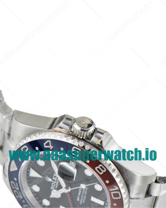 Replica Rolex GMT-Master II 126710BLRO C Factory Stainless Steel Black Dial Swiss 2836-2