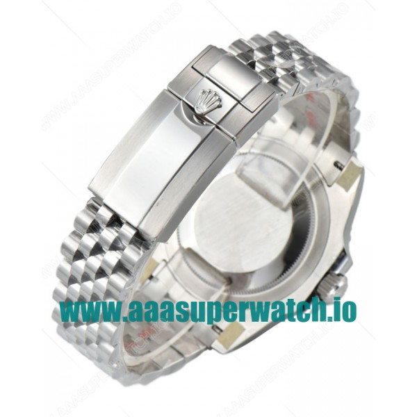 Replica Rolex GMT-Master II 126710BLNR C Factory Stainless Steel Black Dial Swiss 3186 