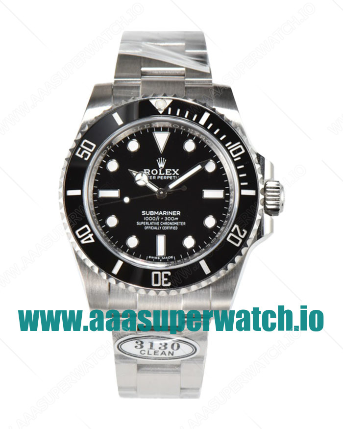Replica Rolex Submariner 114060 C Factory Stainless Steel Black Dial Swiss 3130