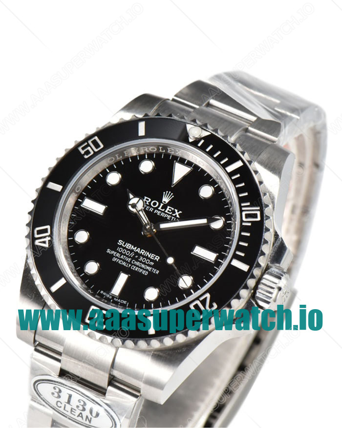 Replica Rolex Submariner 114060 C Factory Stainless Steel Black Dial Swiss 3130