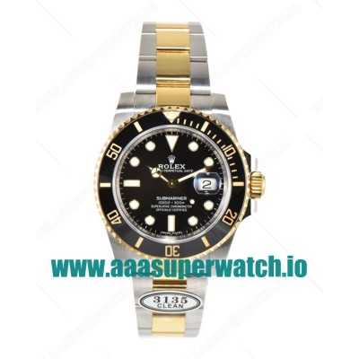 Replica Rolex Submariner 116613LN C Factory Stainless Steel & Gold Black Dial Swiss 3135