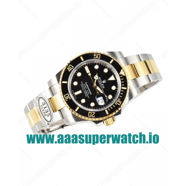 Replica Rolex Submariner 116613LN C Factory Stainless Steel & Gold Black Dial Swiss 3135