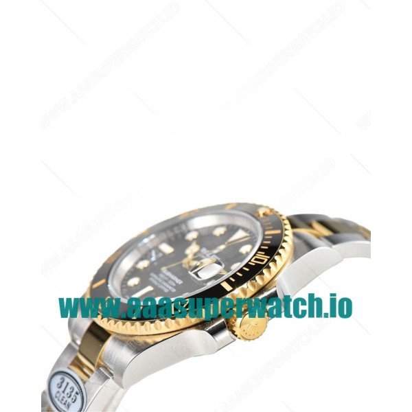 Replica Rolex Submariner 116613LN C Factory Stainless Steel & Gold Black Dial Swiss 3135