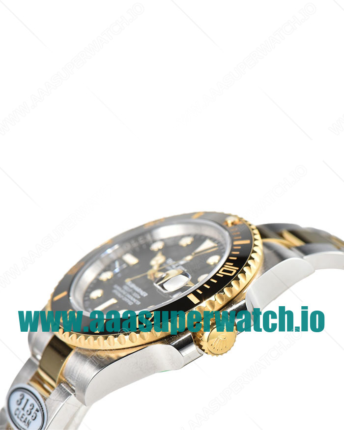 Replica Rolex Submariner 116613LN C Factory Stainless Steel & Gold Black Dial Swiss 3135