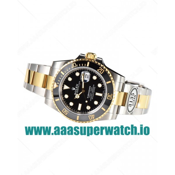 Replica Rolex Submariner 116613LN C Factory Stainless Steel & Gold Black Dial Swiss 3135