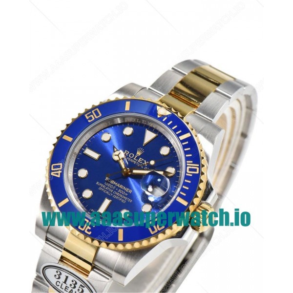 Replica Rolex Submariner 116613LB C Factory Stainless Steel & Gold Blue Dial Swiss 3135