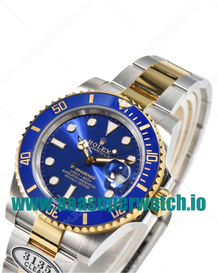 Replica Rolex Submariner 116613LB C Factory Stainless Steel & Gold Blue Dial Swiss 3135