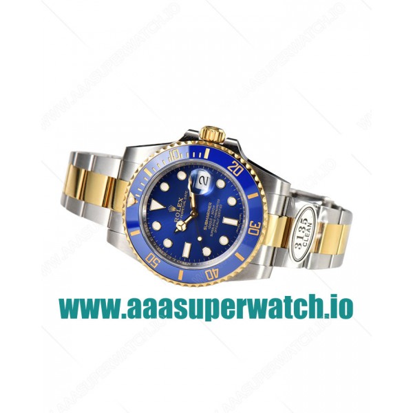 Replica Rolex Submariner 116613LB C Factory Stainless Steel & Gold Blue Dial Swiss 3135