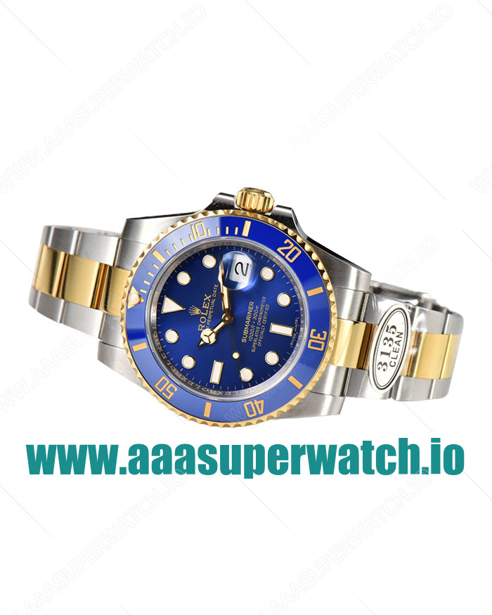 Replica Rolex Submariner 116613LB C Factory Stainless Steel & Gold Blue Dial Swiss 3135