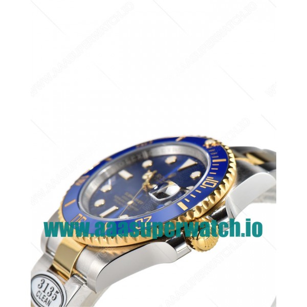 Replica Rolex Submariner 116613LB C Factory Stainless Steel & Gold Blue Dial Swiss 3135