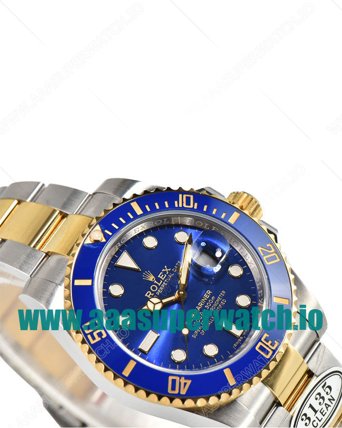 Replica Rolex Submariner 116613LB C Factory Stainless Steel & Gold Blue Dial Swiss 3135
