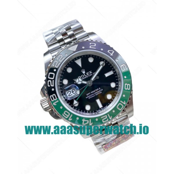 Replica Rolex GMT-Master II 126720VTNR C Factory Stainless Steel Black Dial Swiss 3186