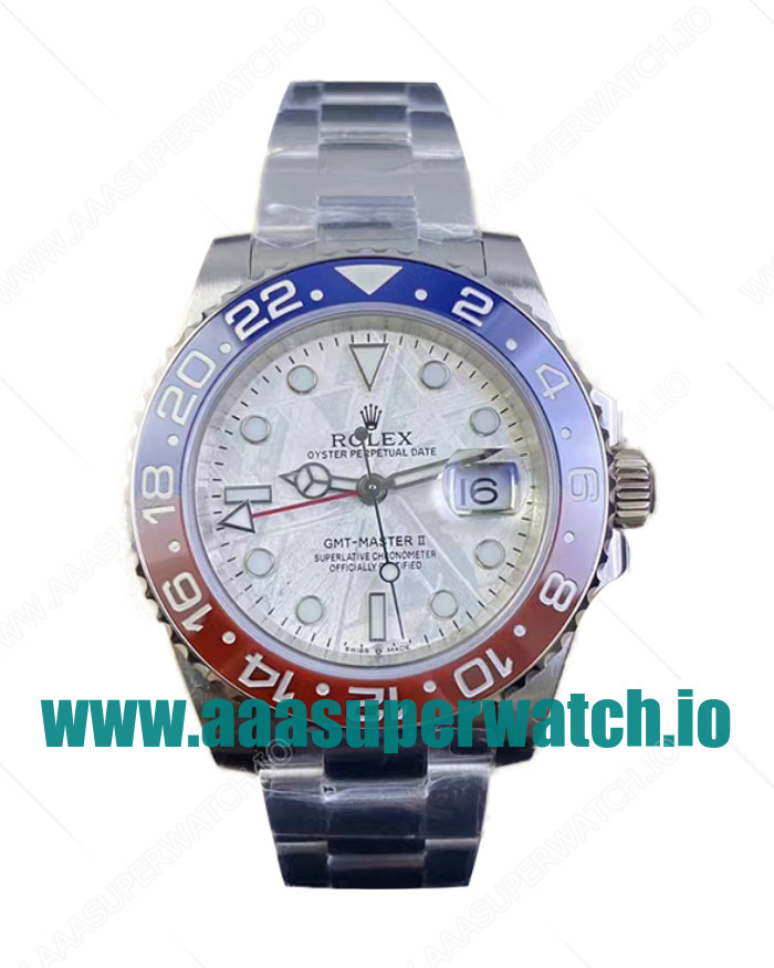 Replica Rolex GMT-Master II 126719BLRO C Factory Stainless Steel Meteorite Dial Swiss 3186 