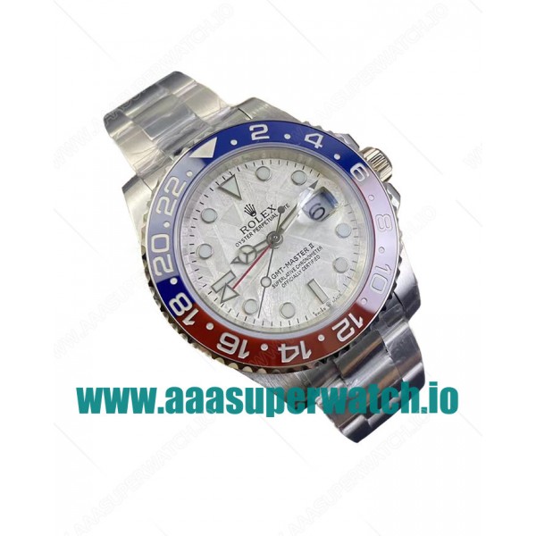 Replica Rolex GMT-Master II 126719BLRO C Factory Stainless Steel Meteorite Dial Swiss 3186 