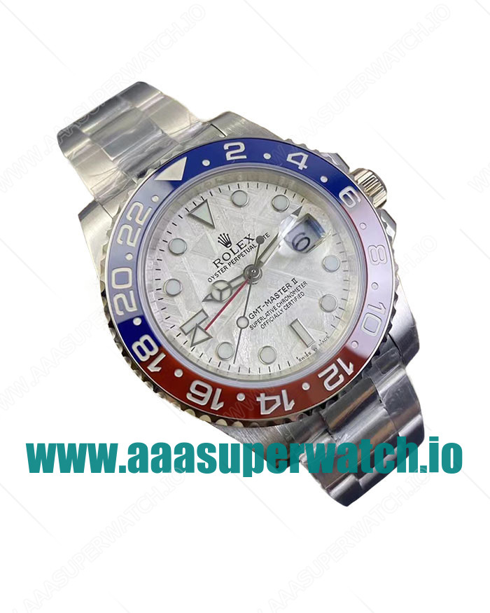 Replica Rolex GMT-Master II 126719BLRO C Factory Stainless Steel Meteorite Dial Swiss 3186 