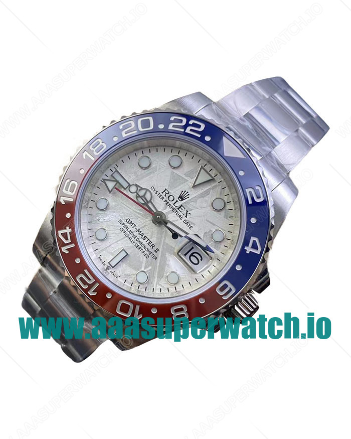 Replica Rolex GMT-Master II 126719BLRO C Factory Stainless Steel Meteorite Dial Swiss 3186 