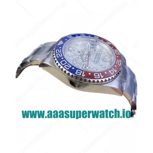 Replica Rolex GMT-Master II 126719BLRO C Factory Stainless Steel Meteorite Dial Swiss 3186 
