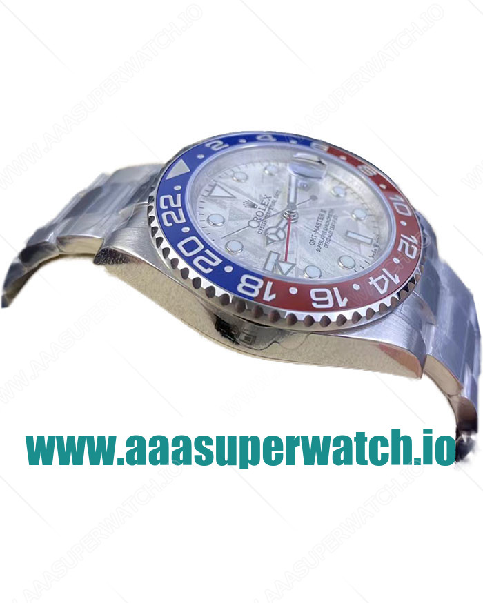 Replica Rolex GMT-Master II 126719BLRO C Factory Stainless Steel Meteorite Dial Swiss 3186 