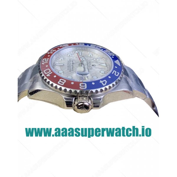 Replica Rolex GMT-Master II 126719BLRO C Factory Stainless Steel Meteorite Dial Swiss 3186 