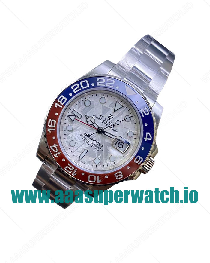 Replica Rolex GMT-Master II 126719BLRO C Factory Stainless Steel Meteorite Dial Swiss 3186 