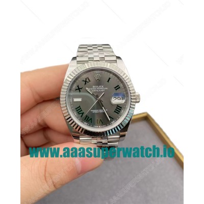 Replica Rolex Datejust 126334 C Factory Stainless Steel Grey Dial Swiss 3235
